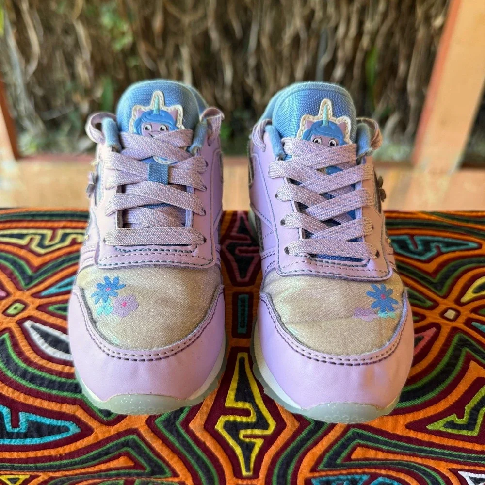 Reebok Classic Leather Step N Flash My Little Pony Light-Up Sneakers Size 12 - Picture 3 of 10
